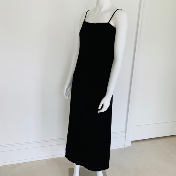 Bundle of 2 for $30 INC Black Strap Silk Midi Dress - Picture 2 of 7
